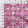 thumbnail image 2 of oneOoneCottonCambricPinkFabricLionFaceDiyClothingQuiltingFabricPrintFabricByYard56InchWide, 2 of 4