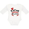 thumbnail image 3 of Inktastic Love My Bulldogs Football Boys or Girls Long Sleeve Baby Bodysuit, 3 of 5