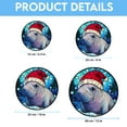 thumbnail image 5 of Manatee Ornament Christmas 2025, Manatee Stained Glass Window Hanging – Artistic Home Decor for Every Season, 5 of 5
