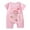 Pink, variant on BOOMNY Toddler Baby Boys Rompers Short Sleeve Cute Cartoon Animal Printed Romper Jumpsuit Soft Loose Fit Overalls For 0-3 Months
