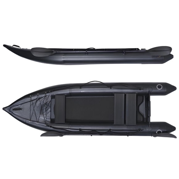 Ikuby 2 Person Inflatable Fishing Kayak PVC Boat - 130'' x 43'' x 11.8'' Brand New