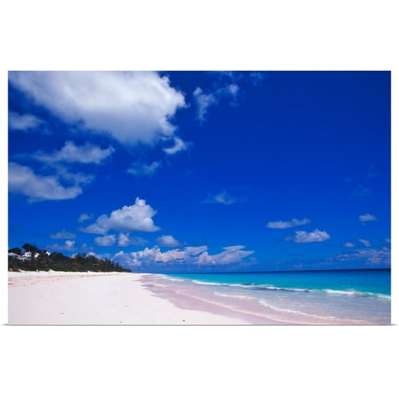 Great BIG Canvas | "Pink Sand Beach, Harbour Island, Bahamas" Art Print - 24x16