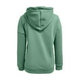 thumbnail image 7 of Womens Casual Loose Zipper Solid Color Long Sleeve Hoodies Sweatshirts Rayon Sweatshirt Long Loose Sweatshirts Women Womens Snap Front Sweatshirt All Sweatshirt with over Hoodies for Women Fall, 7 of 7