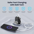 thumbnail image 7 of HFLRZZ USB-C Wall Charger, 65W 3-Ports GaN Fast Charging, USB-C Wall Charger for Dell/iPhone Series/Tablet/Dell/Samsung Galaxy Series/Motorola/Laptop etc with 3.28FT Cable-Black, 7 of 7