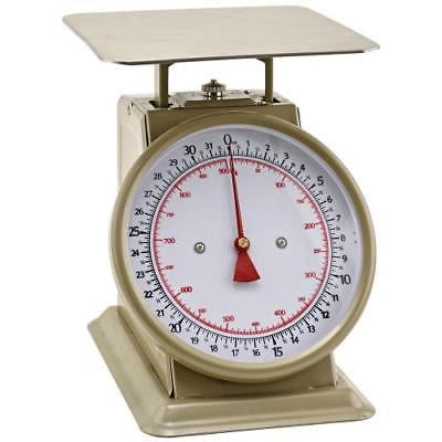 50 Lb Mechanical Scale - Winco SCLH-50 Mechanical Dial Scale, fixed, 50 lb., (800 oz.) capacity