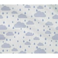 thumbnail image 4 of oneOone Cotton Flex Fabric Raindrop & Clouds Nature Printed Fabric 1 Yard 40 Inch Wide, 4 of 4