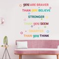 thumbnail image 4 of Inteprter 1 Juego de calcomanías de pared adornos de pared decoración de habitación de bebé para el hogar 20*34CM * 3 Type3 NO3, 4 of 6