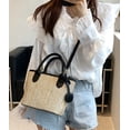 thumbnail image 2 of CoCopeaunts Straw Bag for Women, Summer Beach Bag Cute Handwoven Crossbody Bag Hobo Handbag Vacation Top Handle Bag Purse, 2 of 5