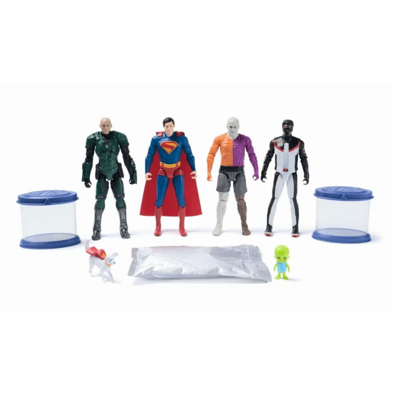 DC Comics Superman TRGX Action Figure Set 6