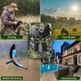 thumbnail image 6 of 1520P 20MP Trail Camera, Hunting Camera with 120°Wide-Angle Motion Latest Sensor View 0.2s Trigger Time Trail Game Camera with 940nm No Glow and IP66 Waterproof 2.4” LCD 48pcs for Wildlife Monitoring, 6 of 7