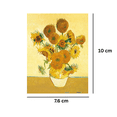 thumbnail image 3 of Rompecabezas Mini Girasoles : Van Gogh 150 Piezas De Plástico Piecerelax, 3 of 4