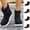Brown, variant on Women Knit Cuff Winter Ankle Snow Boots, Faux‑Suede Hand‑Stitched Short Booties, Lug Sole Warm Platform Boots