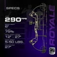 thumbnail image 4 of Bear Archery Royale Compound Bow with 5-50 lbs Draw Weight, 4 of 19