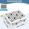 thumbnail image 2 of Funda decorativa de madera para timbre, 25 x 20 x 8 cm, caja, 2 of 7