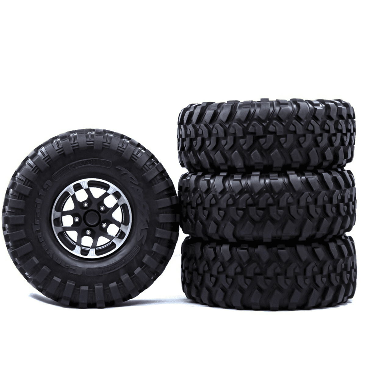 Roue en Caoutchouc de 1.9 Pouces et 90mm, pour Voiture RC Inoler 1/10, Modèle Rock TRtage Axial SCX10 90046 90047 MST jimny Tamiya D90 D110 26 Roue en Caoutchouc de 1.9 Pouces et 90mm, pour Voiture RC Inoler 1/10, Modèle Rock TRtage Axial SCX10 90046 90047 MST jimny Tamiya D90 D110 26