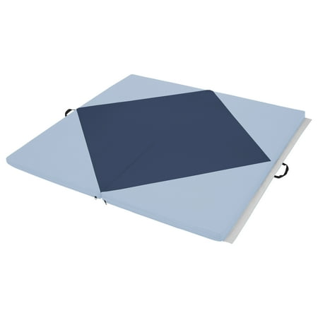 SoftZone® 4X4 Diamond Play Mat - Navy/Powder Blue