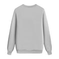 thumbnail image 4 of Aocisk Pyjamas de Noël pour Enfants avec Imprimé de Noël Chandail en Molleton Sans Capuche Col Rond Chandail Confortable pour Enfants avec Pyjamas Assortis pour Vacances en Famille Gris 3-4 Ans, 4 of 4