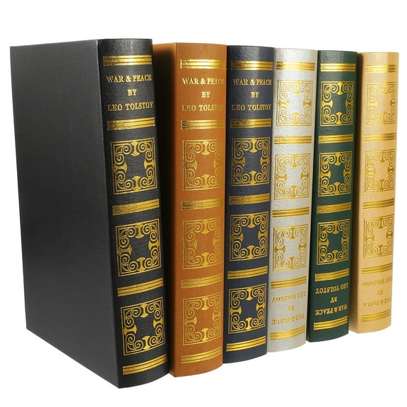 6 Pcs Vintage Style Bookends Decorative Imitation Set for Home Office Bookshelf Organization