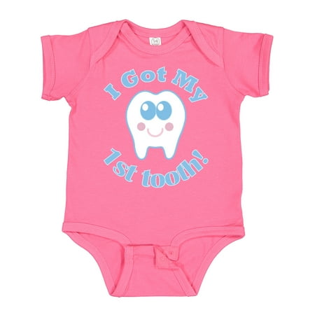 

Inktastic I Got My First Tooth Baby Boy Boys or Girls Baby Bodysuit