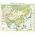 thumbnail image 2 of Newnes 17x15 White Modern Wood Framed Museum Art Print Titled - Asia Far East General Commercial Chart, 2 of 4