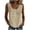 Beige, variant on Cotton Linen Tank Tops for Women Floral Embroidered U Neck Sleeveless Shirts Summer Casual Loose Boho Blouses