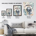 thumbnail image 3 of Artery8 Cute Badger Botanical Watercolour Soft Woodland Living Room Artwork Framed Wall Art Print A4, 3 of 5