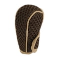 thumbnail image 1 of Cubierta de pomo de cambio de marcha automotriz universal para SUV y camiones Unique Bargains de tela marrón oscuro, 1 of 7