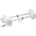 thumbnail image 4 of Vixen Horns Loud Powerful Dual Stainless Steel Trumpets Marine Electric Train Horn for Boats/RV/Trucks 12V White VXH2112MAR-W, 4 of 6