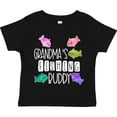 thumbnail image 3 of Inktastic Grandma's Fishing Buddy with Colorful Fish Boys or Girls Toddler T-Shirt, 3 of 5