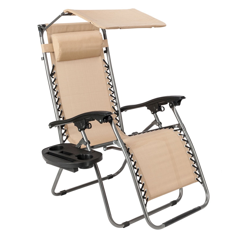 Ktaxon Zero Gravity Chair with Pillow and Cup Holder Four Styles for