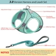 thumbnail image 2 of No Pull Dog Harness and Leash Set, Step in Adjustable Dog Harness with Padded Vest for All Weather, Dog Leash with Soft Padded Handle, Easy to Put on Small and Medium Dogs, 2 of 7