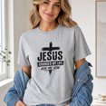 thumbnail image 3 of Jollimate Jesus Changed My Life Shirt, Women's Jesus Tee, Religious Gift For Her, Faith Gift, 3 of 6