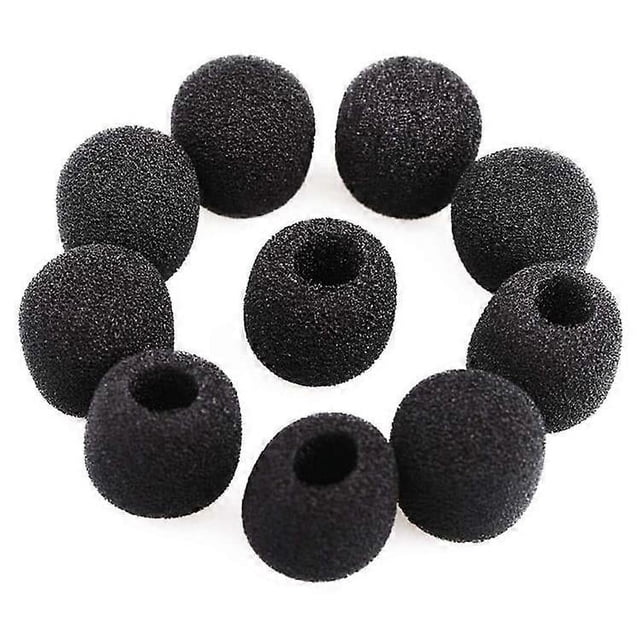 21*14*6mm - Black 10 X Foam Ear Pads Ear Cushions Foam Pads Headphones
