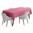 thumbnail image 1 of Vargottam Indoor/Outdoor Tablecloth 58 x 82" Inch Rectangular Tablecloth Waterproof Patio Table Cloths, Spring/Summer Table Covers for Backyard Circular Table/BBQs/Picnic - Rose Pink, 1 of 1
