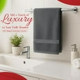 thumbnail image 2 of RIVERSIDE Hand Towel 6 Pack 16x28 Soft And Quick Dry Cotton Towels for Home Gym & Spa - Gray, 2 of 7