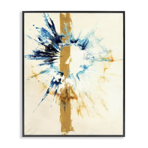 Stupell Industries Contemporary Celestial Abstract Black Framed Giclee Art, 11 x 14, by Dina D'Argo