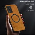 thumbnail image 5 of Mantto for Samsung Galaxy A23 4G Case Compatible with MagSafe Charging, Vegan PU Leather Slim Classic Luxury Elegant Thin Drop Protection Protective Cover for Samsung Galaxy A23 4G, Brown, 5 of 9