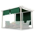 thumbnail image 3 of Yescom 2PCS 15.5x4 Ft Canopy Cover Replacement with Valance for Pergola Structure Green, 3 of 8