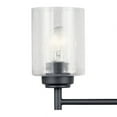 thumbnail image 4 of 4 Light Vanity Light Approved for Damp Locations with Contemporary Inspirations 30 inches Wide-Black Finish Bailey Street Home 147-Bel-4187377, 4 of 9
