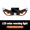 Red-Yellow-White, variant on Car Rear Window Dynamic LED Display – Vampire Devil Eye Emoji Panel, Remote Controlled RGB Auto Decorative Light for Car Back Window & Truck Styling