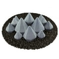 thumbnail image 2 of Pewter Gray, Ceramic Fire Diamonds | Mixed Set of 13, 2 of 3