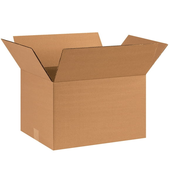 Box Partners Corrugated Boxes 16" x 12" x 10" Kraft 25/Bundle 161210