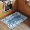 thumbnail image 3 of Sea Stars Washable Small Entryway Area Rugs 2'x3', Summer Beach Sea Star Coral Light Blue Texture Low Pile Throw Rug Non-Slip Sturdy Edge Binding Carpet for Front Door Floor Room Entry, 3 of 9