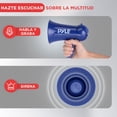 thumbnail image 3 of Pyle Megáfono Altavoz Portátil con Sirena Incorporada y Micrófono Dinámico, Ideal para Animar en Partidos de Fútbol, Mini Bullhorn para Niños y Adultos, 3 of 7