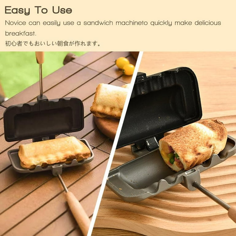 Hot Sandwich Maker, Double-Sided Sandwich Baking Pan, Double Sided