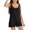 Black, variant on XDZJLR Kids Girls Outfits Sets Solid Colored Short Overalls 5-13 Years Soft Streetwear 11-12 Years