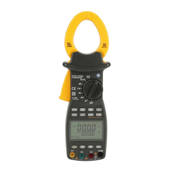 Digital Power Clamp Meter Handheld Clamp Multimeter Power Factor Clamp Meter Clamp Meter Measure Current For Power Line Test And Maintenance