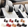 thumbnail image 2 of Leather Car Neck Pillow For Mercedes-maybach S-class Headrest Car Travel Rear Seat Support Cushion Interior Accessories, 2 of 4