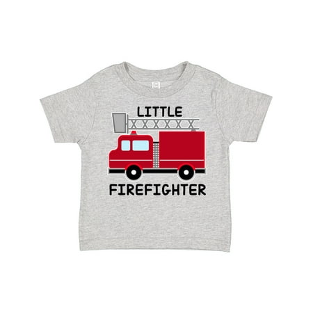 

Inktastic Red Fire Little Firefighter Gift Toddler Boy or Toddler Girl T-Shirt