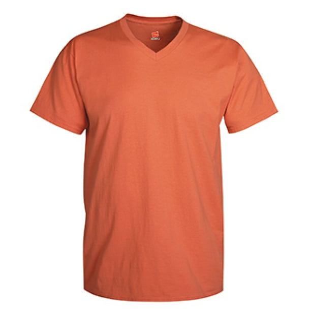 Hanes Big men's nano-t short sleeve v-neck - Walmart.com